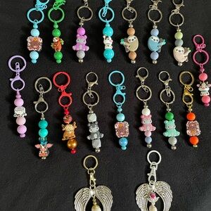 Keychains/Bag charms Lot